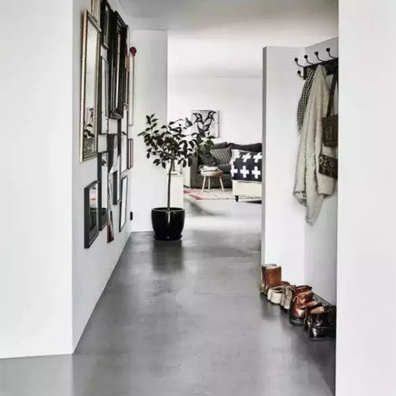 自流平施工结果图